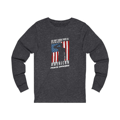 Police Peace Officer Long Sleeve Tee